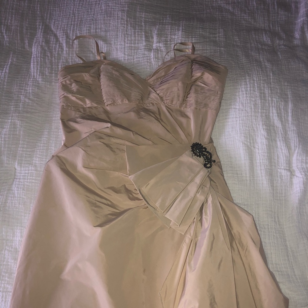 Nude Size 8 BCBGMAXAZRIA cocktail dress